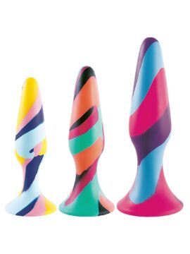 NMC 3 in 1 Butt Plug Kit Multicolor