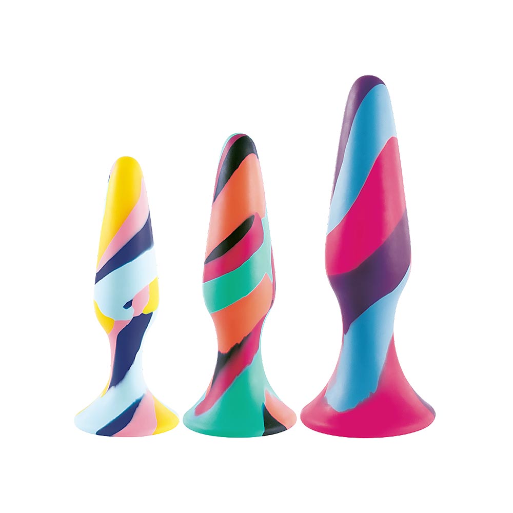 NMC 3 in 1 Butt Plug Kit Multicolor