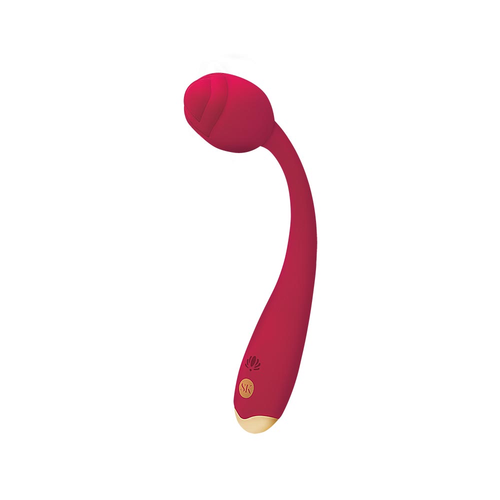 Secret Kisses Rosegasm Long Stem Vibrating Rose