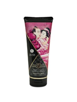 Shunga Kissable Massage Cream Raspberry Feeling 200 ml