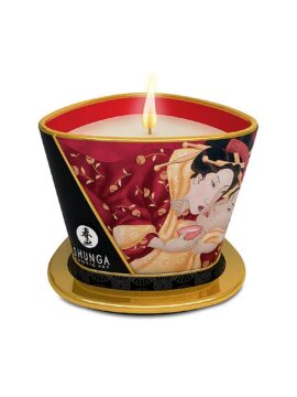 Shunga Massage Candle Sparkling Strawberry Wine 170 ml