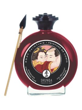 Shunga Bodypaint Champagne Strawberry 335 gr