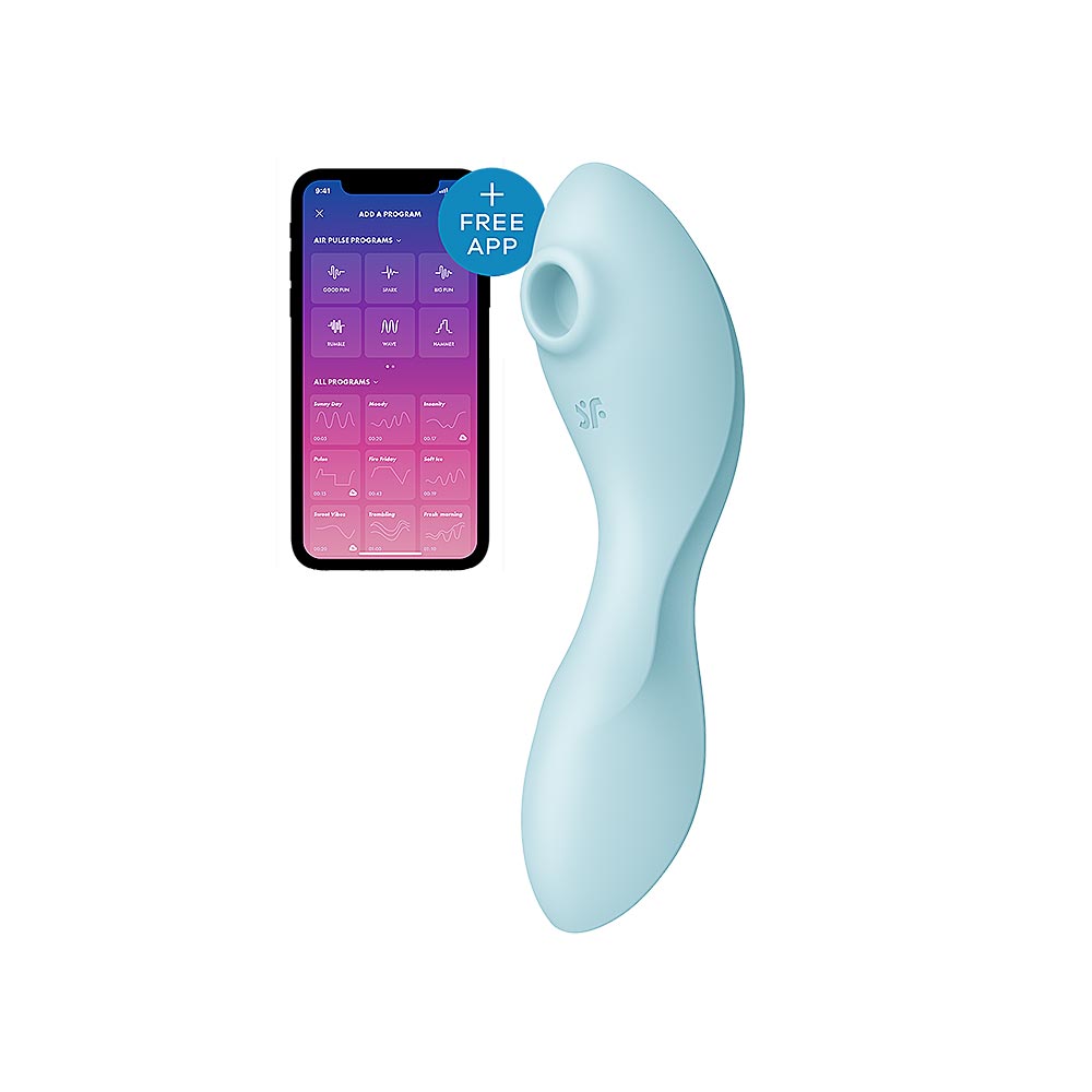 Satisfyer Curvy Trinity 5+ Connect App Blue