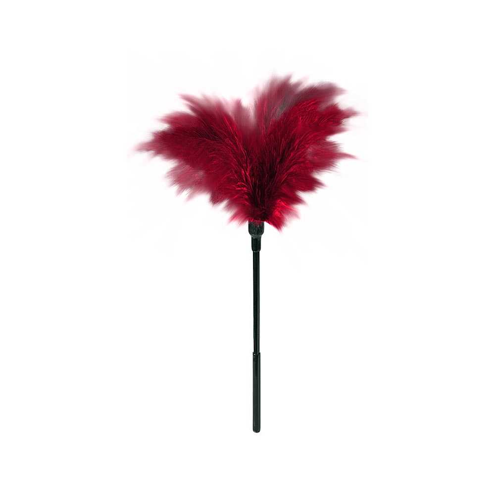 Guilty Pleasure BDSM GP Small Feather Tickler Red