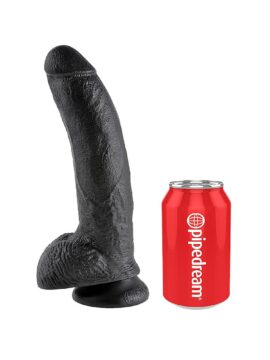 King Cock 9'' with Balls Black