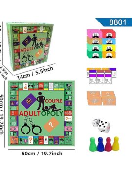 Adultopoly Couples Board Game  (English Ed.)