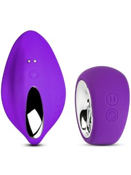 9 Speeds Purple Silicone Panty Vibrator- Wireless Remote Control
