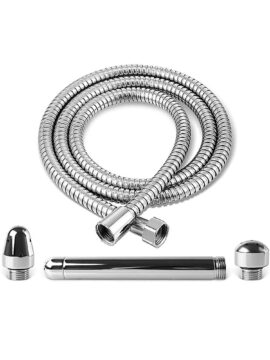 Metal Shower Cleaning System with 3 Heads