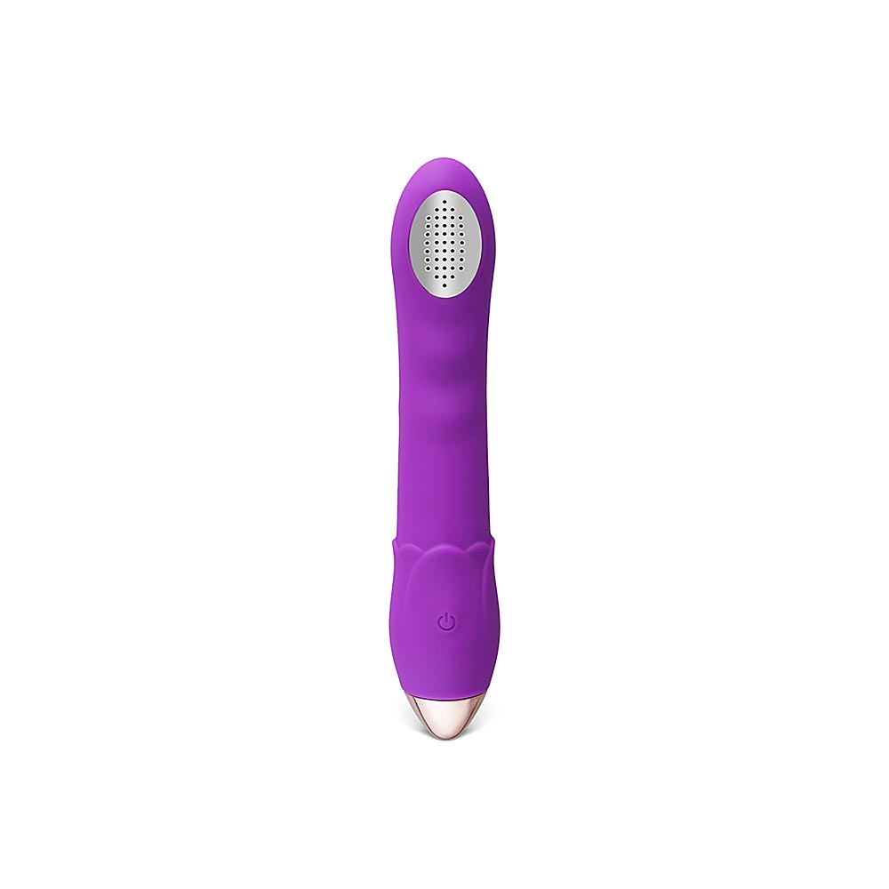 Purple 10-Speed Rechargeable Shower-Compatible Vibrating Wand