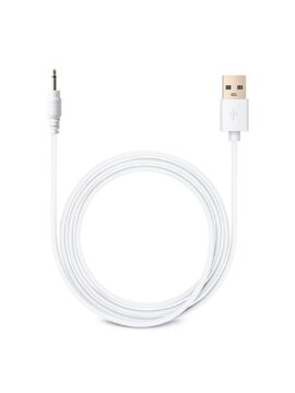 White DC Pin Connector Charging Cable with 1,2 cm Pin