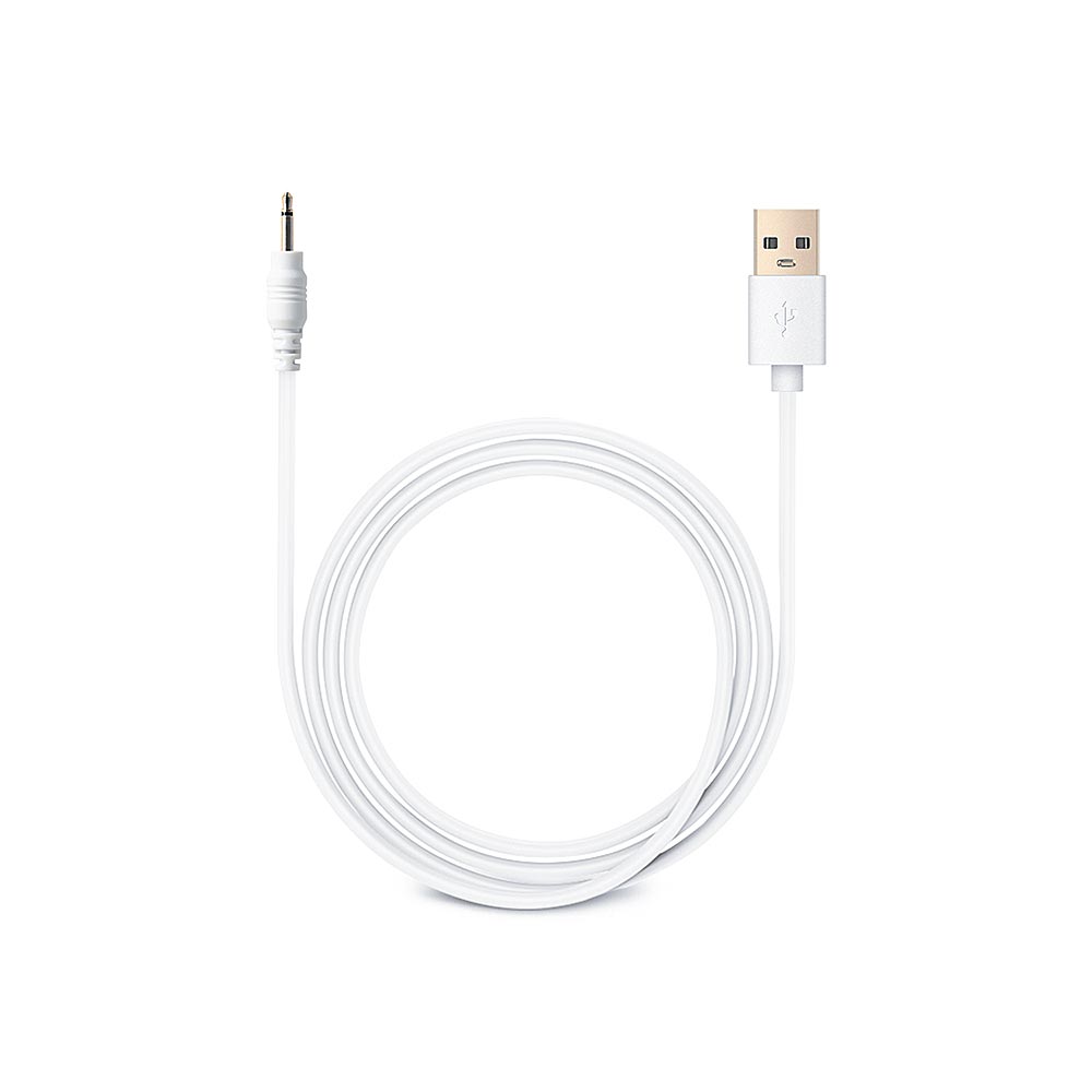 White DC Pin Connector Charging Cable with 1,2 cm Pin Length 50 cm