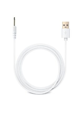 White DC Connector Charging Cable with Pin Length 1,5 cm