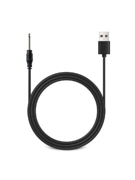 Black DC Connector Charging Cable with Pin Length 2 cm