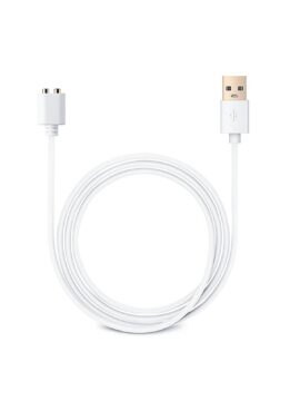 White DC Magnetic Charging Cable with 0,5 cm Spacing of Charging Points