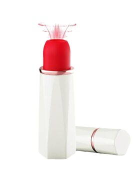 9-Mode Red & White Lipstick- Clitoral Sucking Vibrator