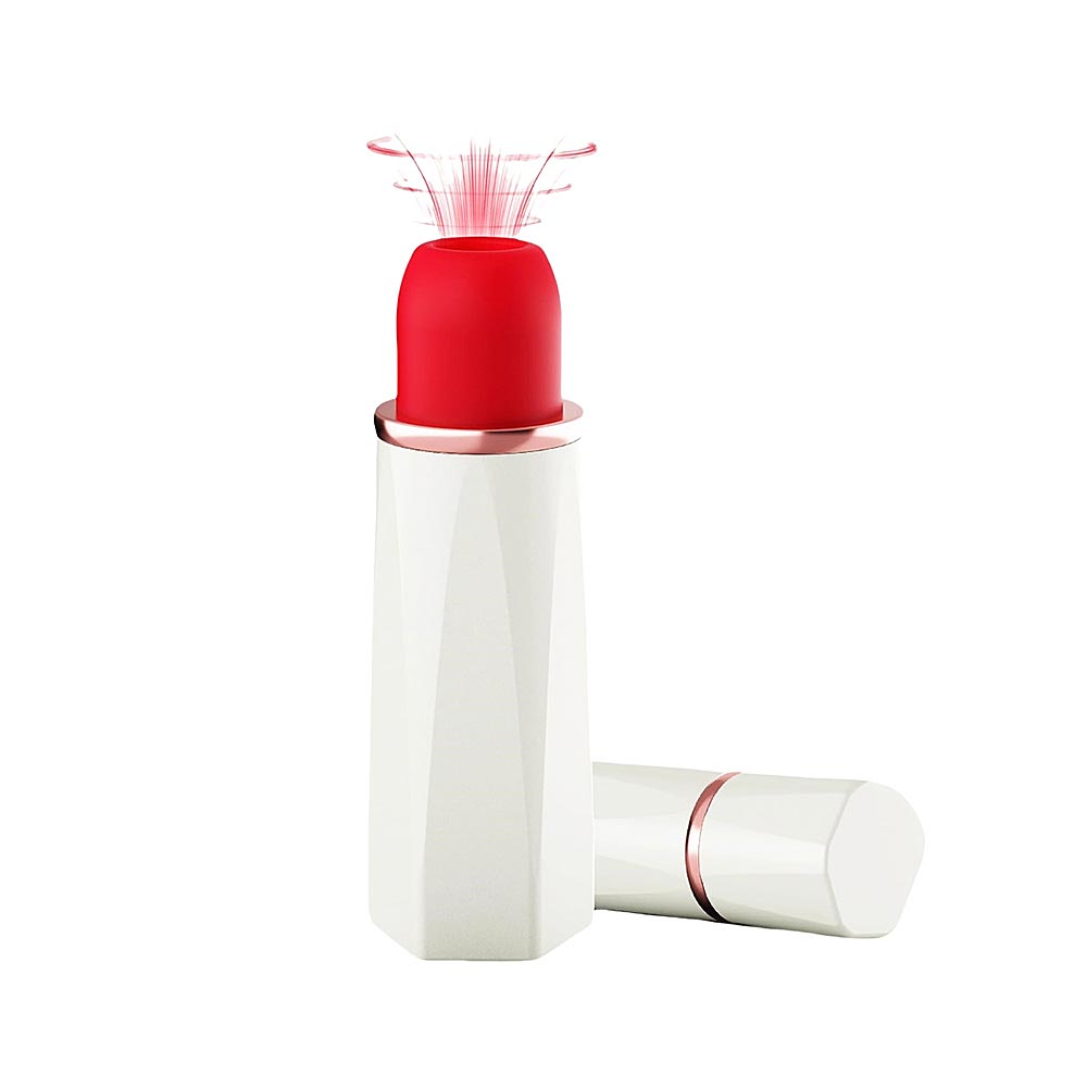 9-Mode Red & White Lipstick- Clitoral Sucking Vibrator