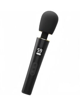 9-Speed Black High-Power Wand Massager- Clitoral Stimulation & LED Display