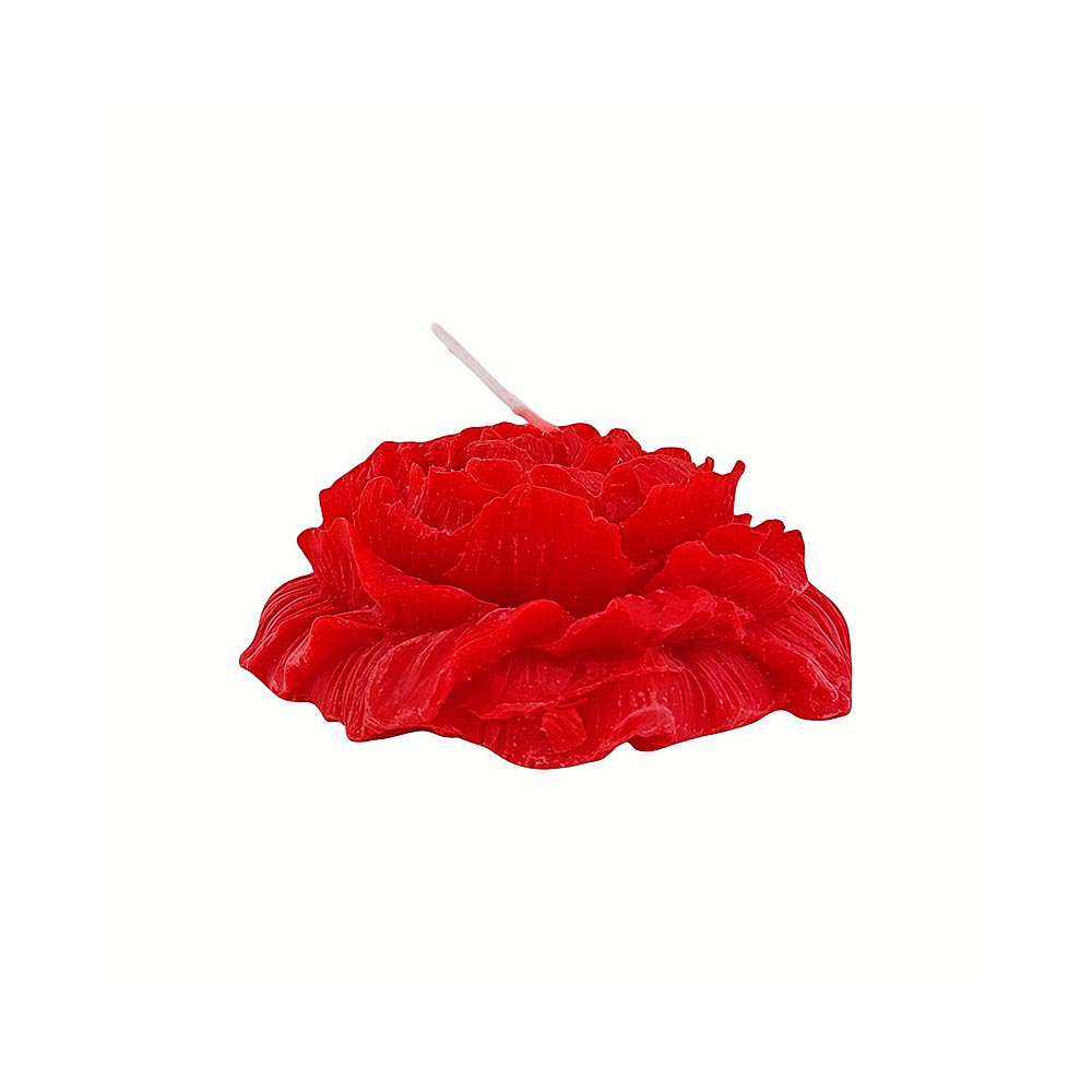 Skin-Safe Red Rose Wax Scented Candle