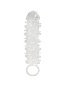 Transparent Penis Sleeve with a Ball Ring