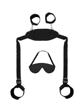 Neck-Wrist-Ankle Restraint with Blindfold Included