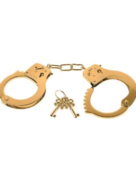 Gold Metal Safety Handcuffs for Beginners