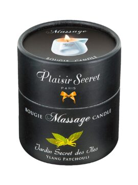 100% Organic Massage Oil Candle with Sweet Patchouli & Ylang-Ylang Scent 80 ml