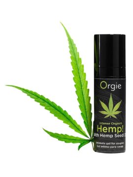 Intense Orgasm Hemp Gel  with a Tingling Warming and/or Cooling Effect 15 ml