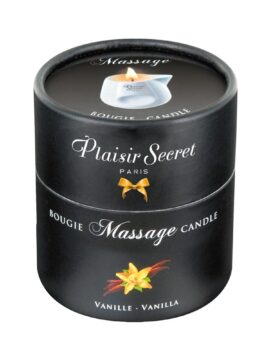 100% Organic Massage Oil Candle with Vanilla Scent 80 ml