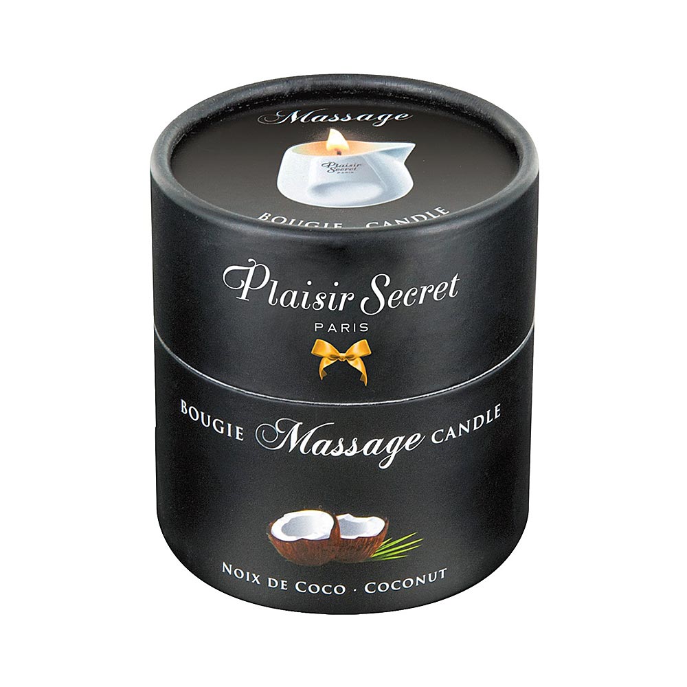 100% Organic Massage Oil Candle with Coconut Scent 80 ml
