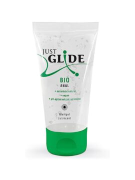Just Glide Anal Water/Bio Glycerine-Based Organic Lubricant 50 ml