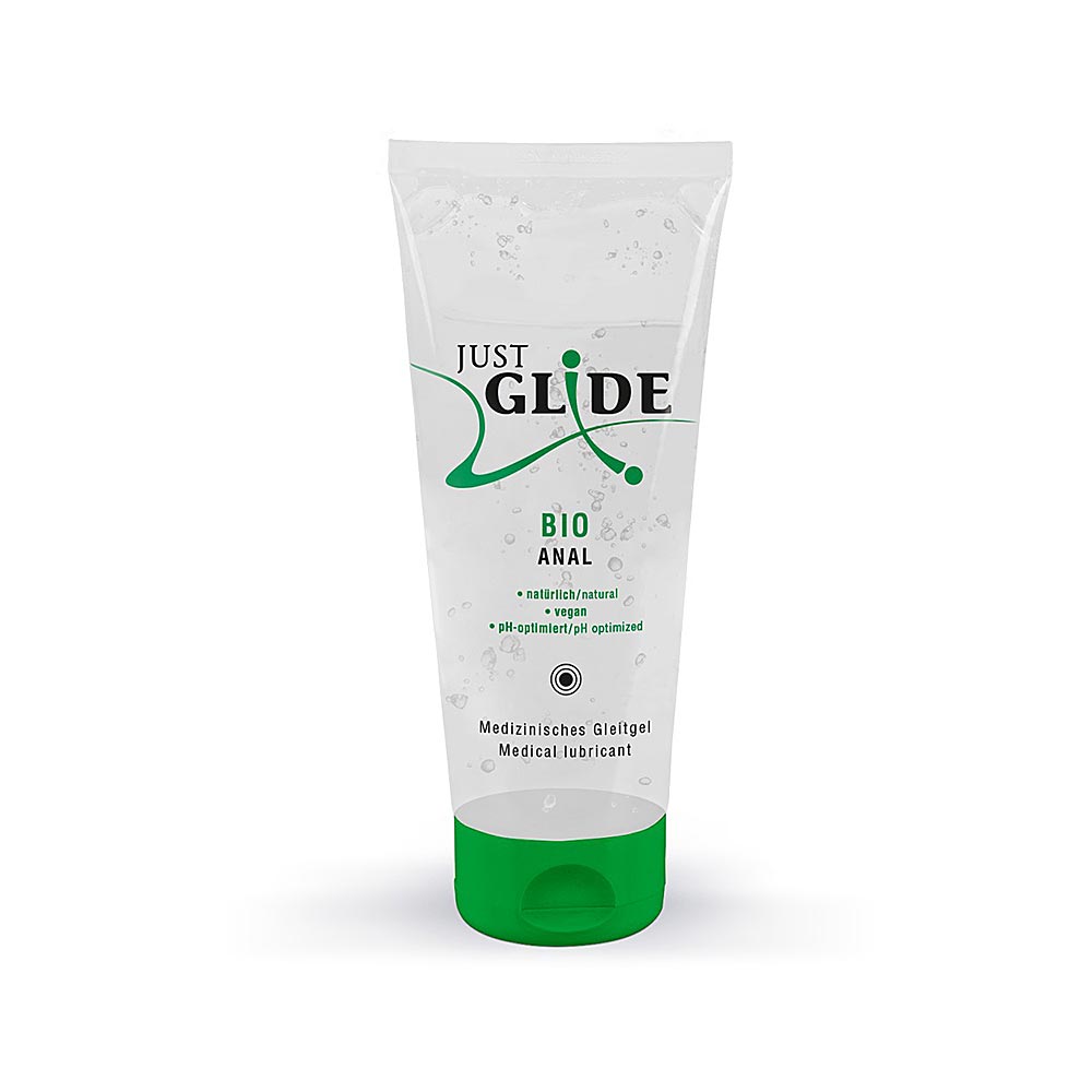 Just Glide Anal Water & Bio Glycerine-Based Organic Lubricant 200 ml