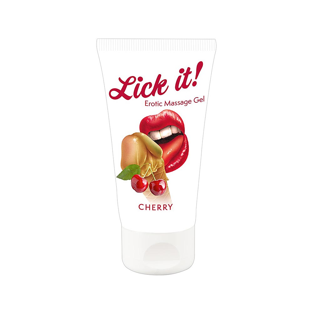 Lick It Erotic Massage Gel Cherry 50 ml