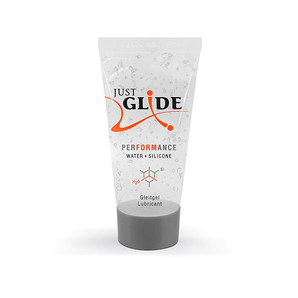 Just Glide Performance Water-Based Lubricant with a Portion of Silicone for Sex Toys 20 ml