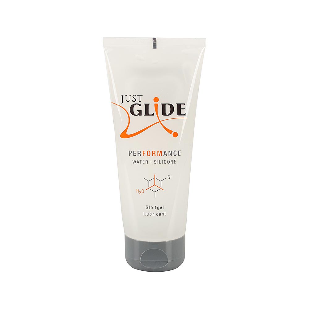Just Glide Performance Water-Based Lubricant with a Portion of Silicone for Sex Toys 200 ml
