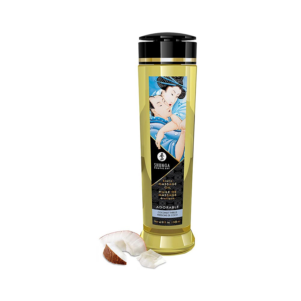 Shunga Erotic Massage Oil with Cocunut Thrills Sensual Scent 240 ml