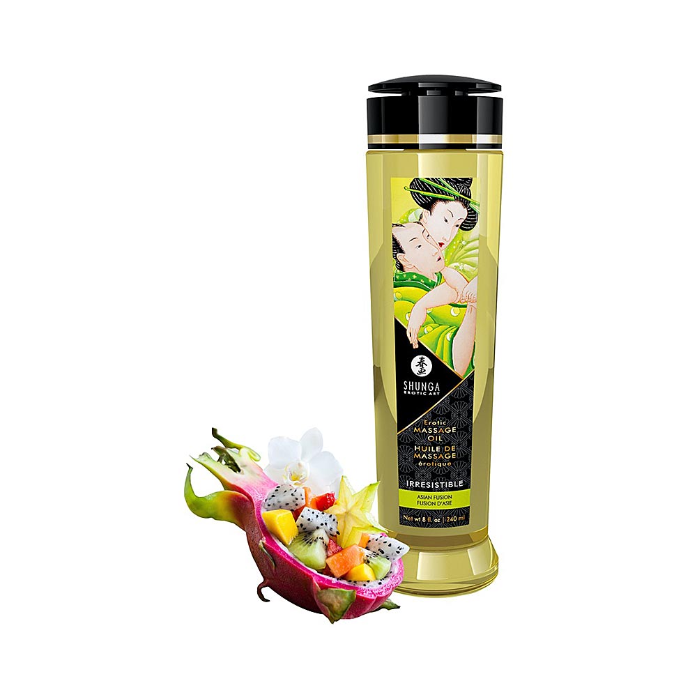Shunga Erotic Massage Oil with a Sensual Flowery Fruity Asia Sensual Scent 240 ml