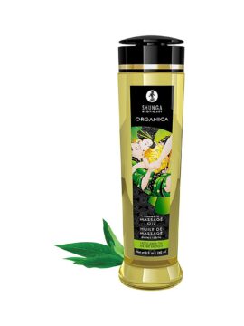 Shunga Erotic Massage Oil with Subtle Green Tea Flavour 240 ml