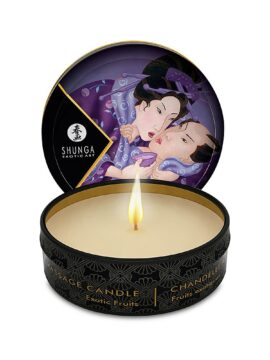 Shunga Mini Massage Candle & Oil with Exotic Fruits Scent 30 ml