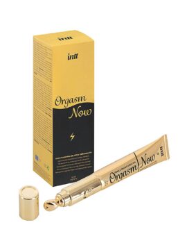 Orgasm Now Clitoral Stimulation Gel in Elegant Tube with a Vibrating Applicator & Tutti-Frutti Flavour 15 ml