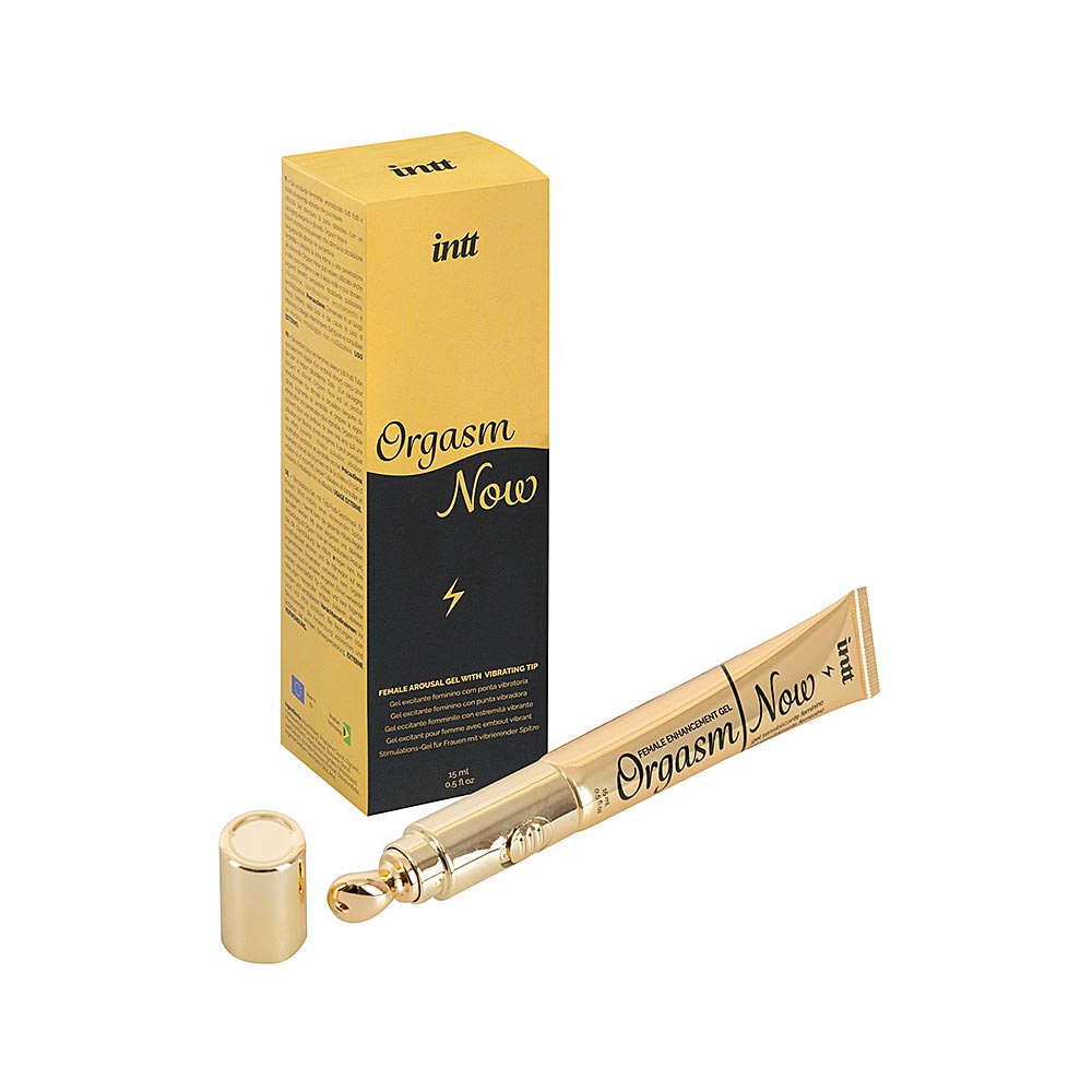 Orgasm Now Clitoral Stimulation Gel in Elegant Tube with a Vibrating Applicator & Tutti-Frutti Flavour 15 ml