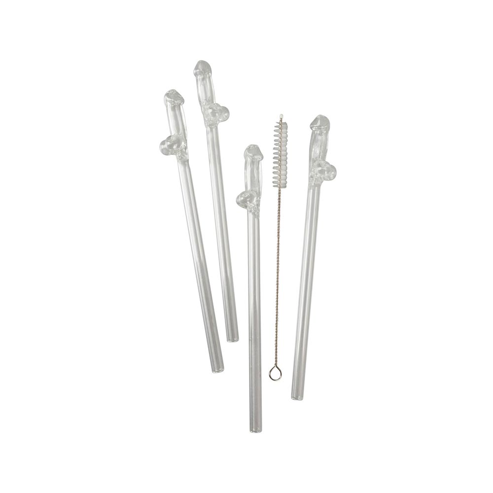 Glass Drinking Straw Willy