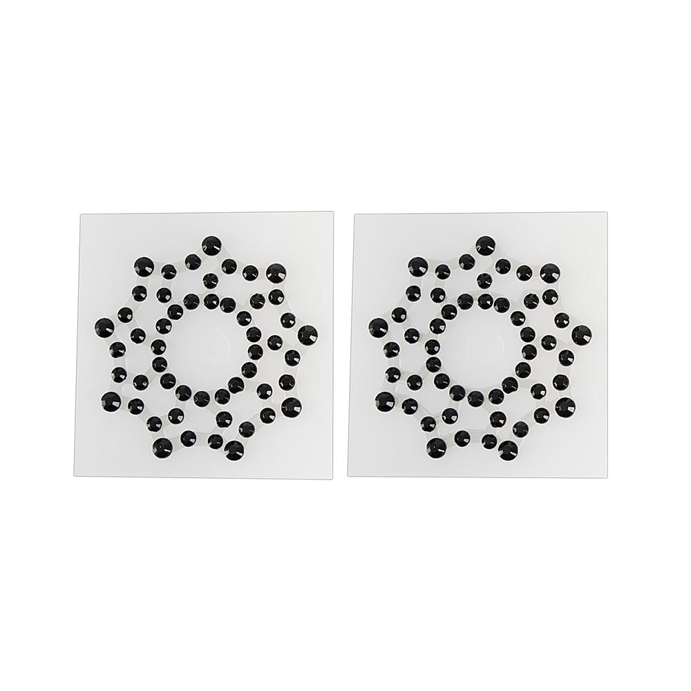 Nipple Stickers with Rhinestones in a Star Shape