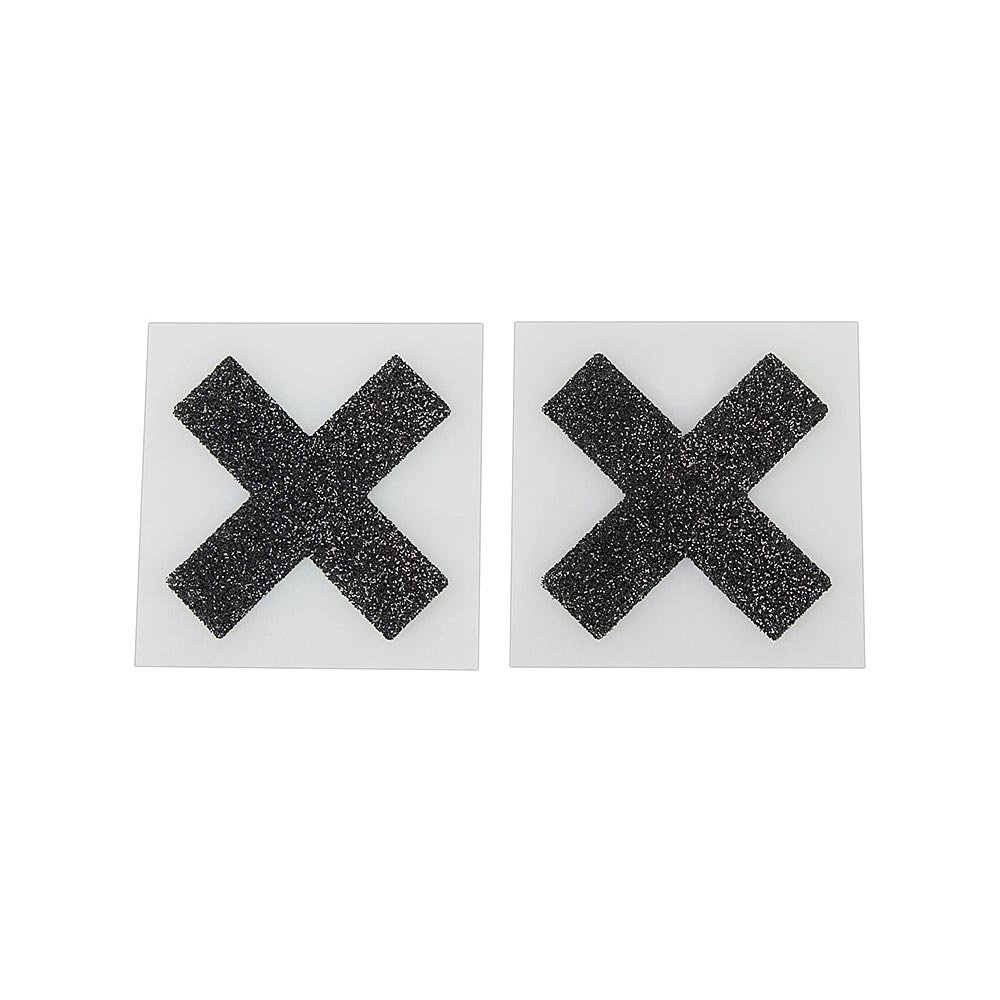Nipple Stickers in an ‘X’ Shape with Sparkly Glitter