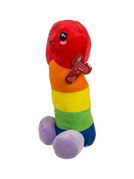 Plush Penis Rainbow Pillow