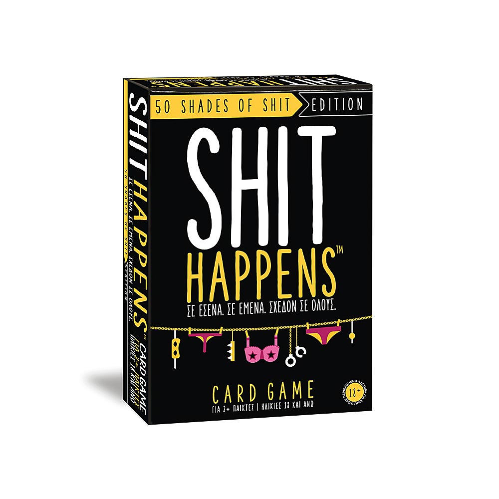 AS Games Board Game Shit Happens 50 Shades Of Shit For Ages 18+ (Greek Ed.)