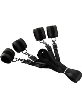 Vegan Fetish Bed Restraint Set