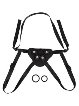 Vegan Fetish Strap-On with Stylish Leather Look