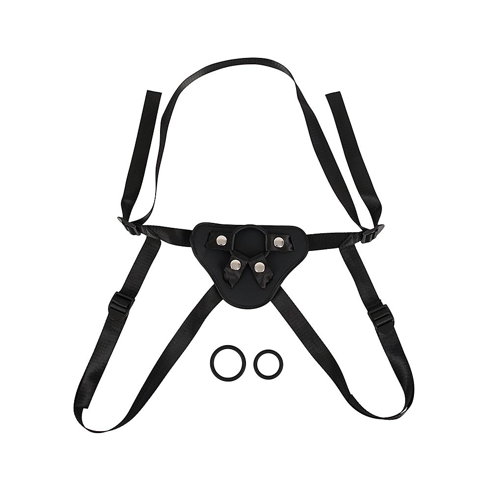 Vegan Fetish Strap-On with Stylish Leather Look