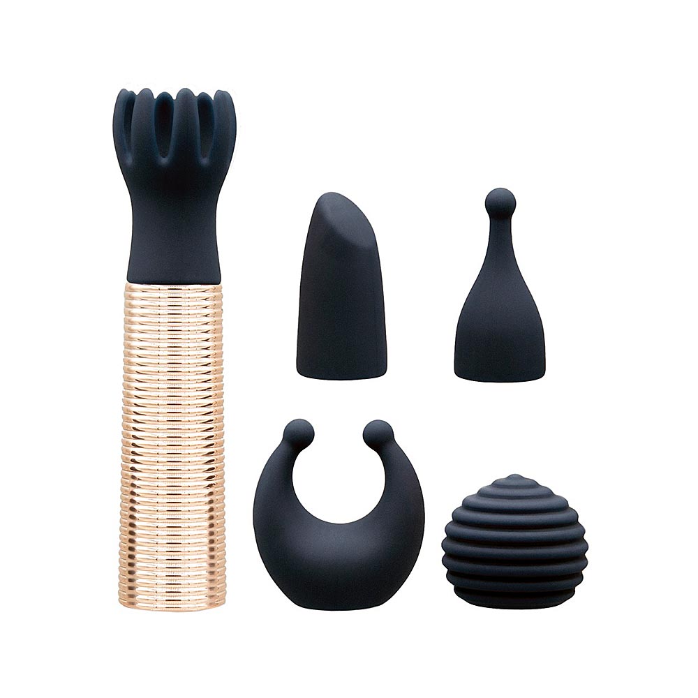 Desires Mini Vibrator with 5 Attachments