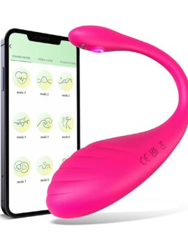 Speed Magenta App-Controlled Silicone Egg Vibrator